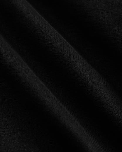 The Boxy Shirt in Linen | Black