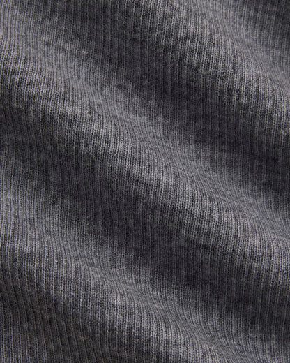 The Light Ribbed Cami in Ultrasoft Merino | Heather Mid Grey