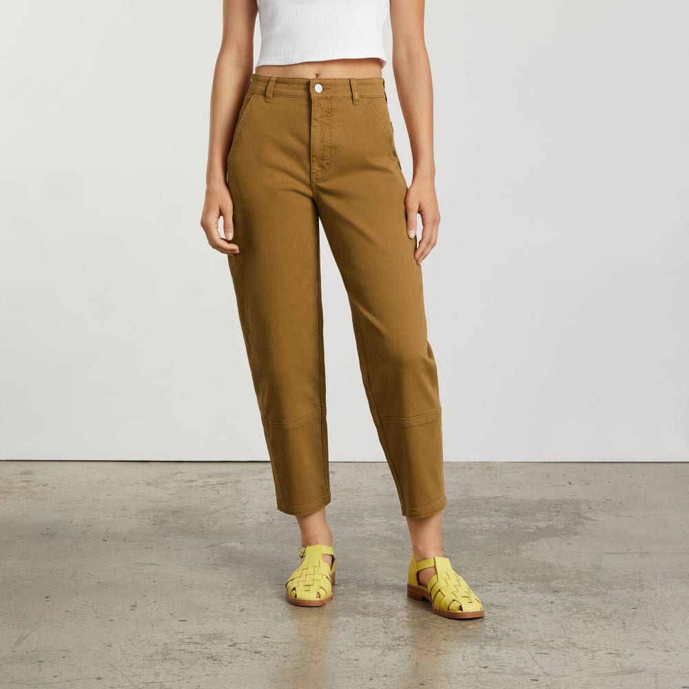The Utility Barrel Pant | Golden Brown | Regular