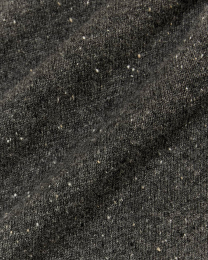 The Cashmere V-Neck Sweater | Grey Donegal