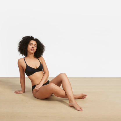 The Cotton Bralette | Black