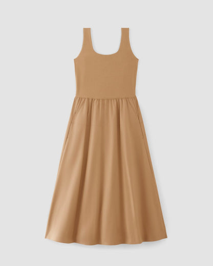 The Supima® Jersey Riviera Dress | Tiger's Eye