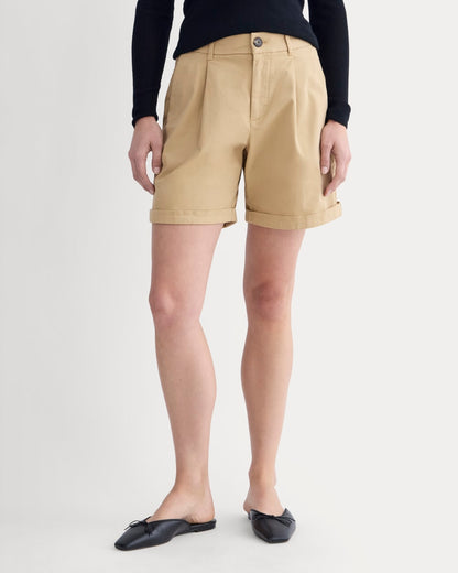 The Pleated Chino Short | Classic Khaki