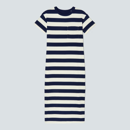 The Organic Weekend Maxi Dress | Navy / Canvas