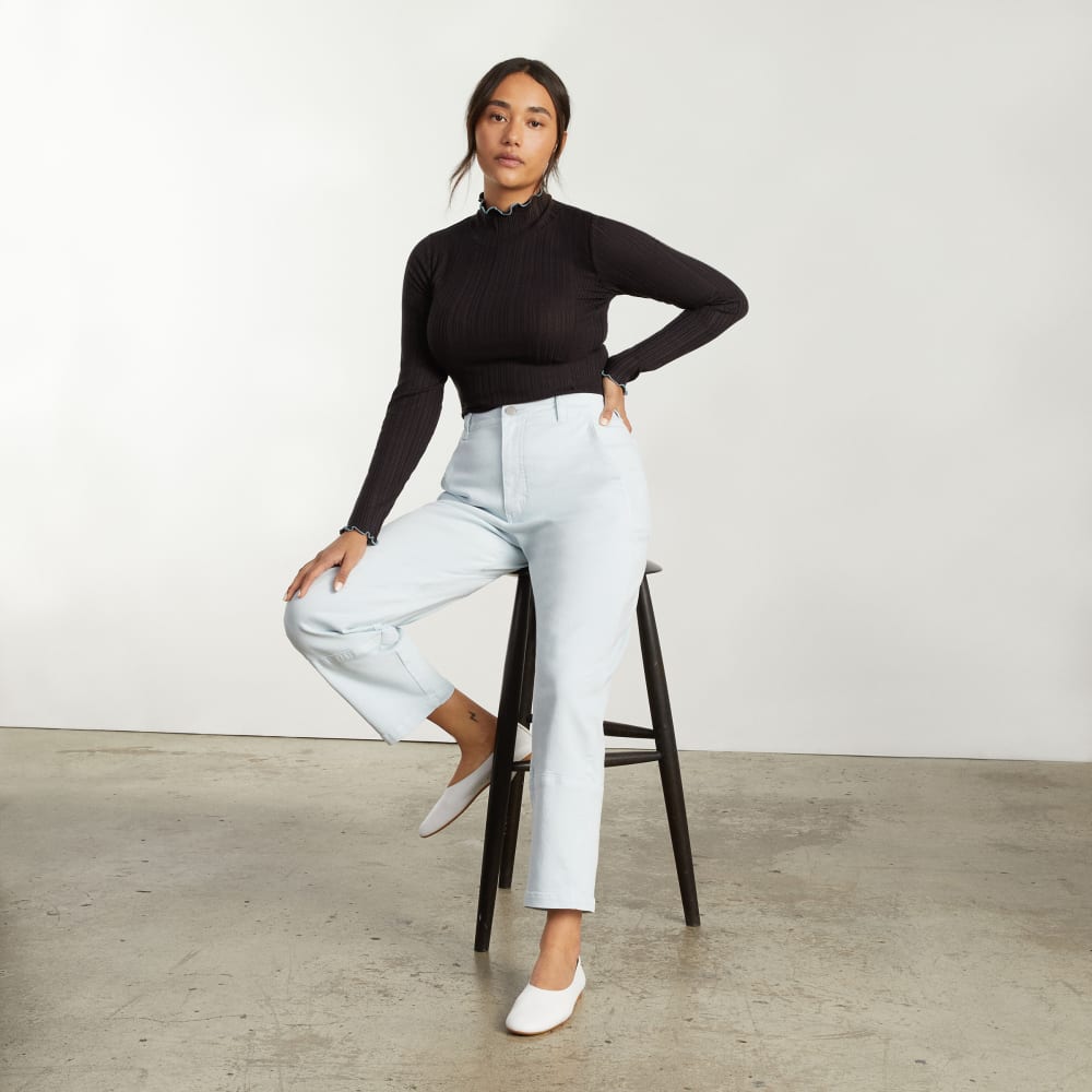 The Utility Barrel Pant | Sky Blue | Regular
