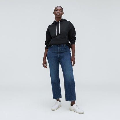 The Track Organic Cotton Popover | Black