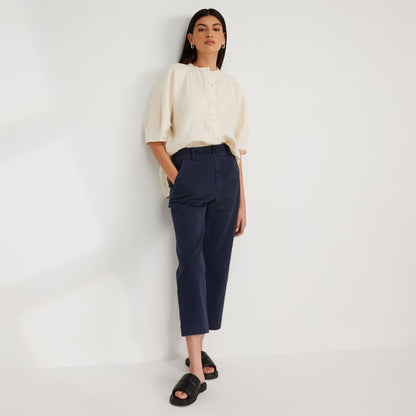 The Linen Puff Sleeve Shirt | Canvas