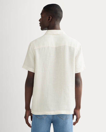 The Resort Shirt in Linen | Natural Chambray