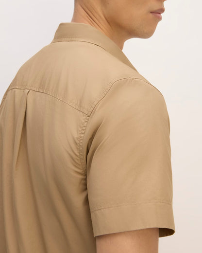The Supima® Short-Sleeve Poplin Shirt | Tiger's Eye