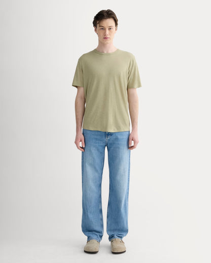 The Cotton Linen Tee | Eucalyptus