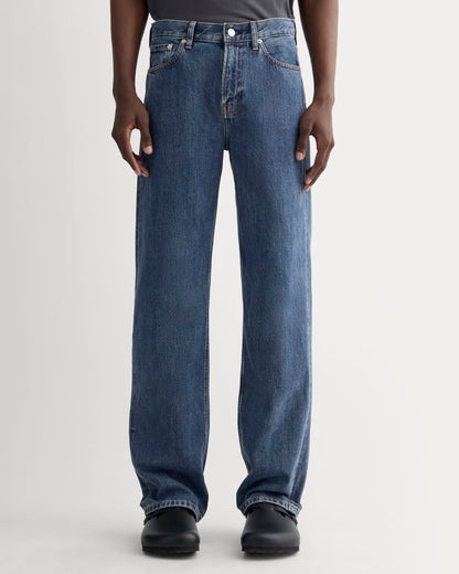 The '90s Loose Straight Jean | Medium Blue