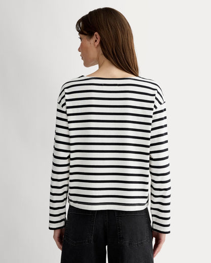The Mariner Tee | Bone / Black