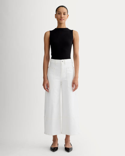 The Way-High® Gardener Cropped Jean | Ecru