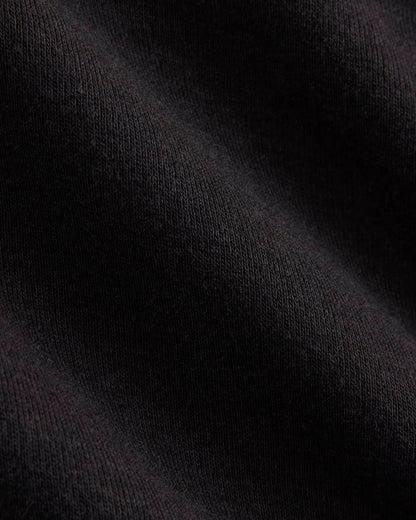 Tissue Short-Sleeve V-Neck Top | Black