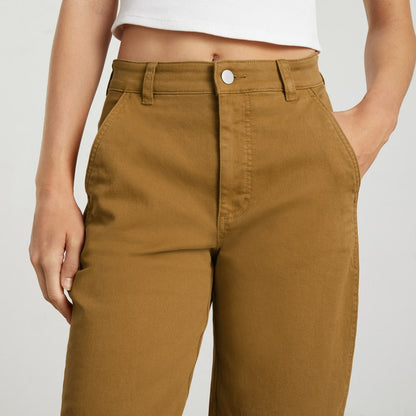 The Utility Barrel Pant | Golden Brown | Regular
