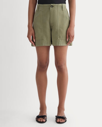 The Utility Short in Buttersoft | Lichen Green