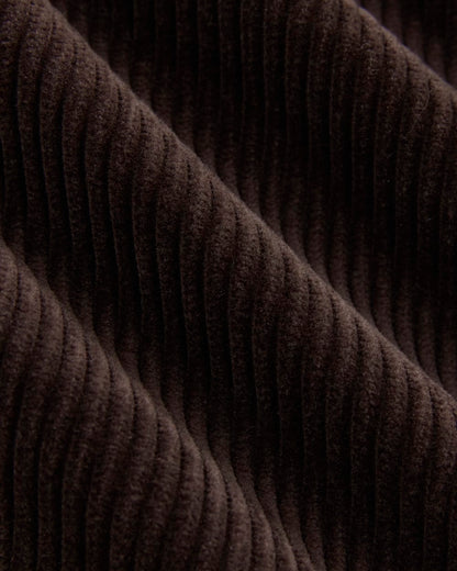 Corduroy Wide-Leg Trouser | Dark Chocolate