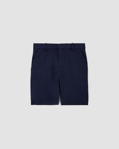 The 7" Linen Trouser Short | Navy