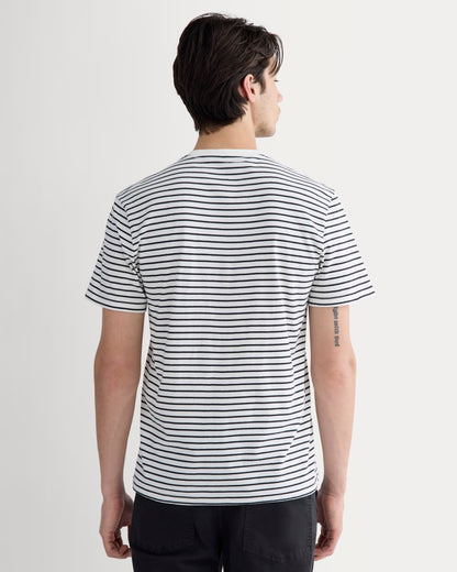 The Essential Organic Crew | Bone / Black
