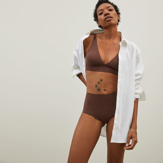 The Invisible High-Rise Hipster | Dark Tan