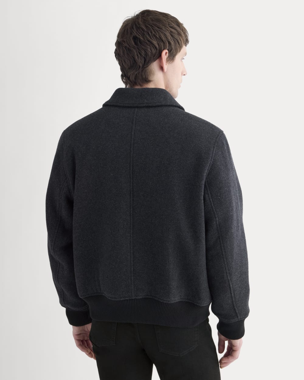 ReWool Flight Jacket | Heather Charcoal
