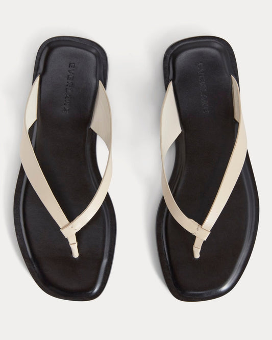 The Leather Flip Flop | Canvas