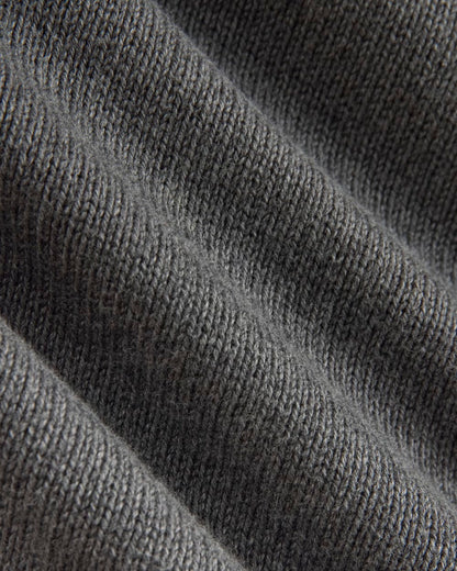 The Boxy Sweater in Everyday Cotton | Heathered Charcoal