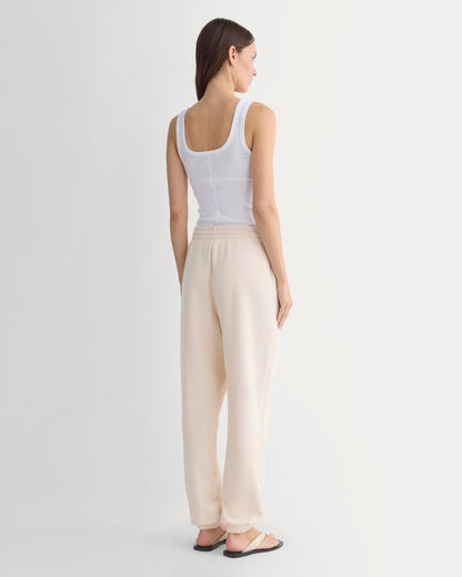 Lightweight Terry Jogger | Parchment