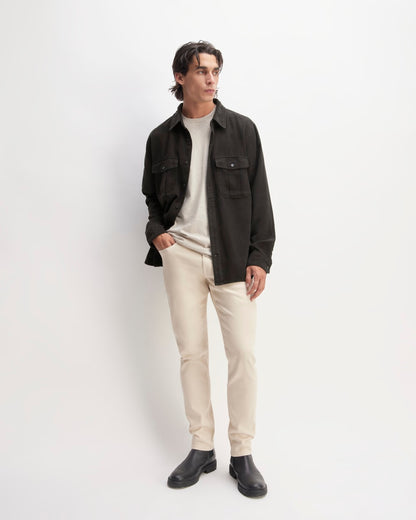 The Utility Shirt Jacket in Buttersoft | Black