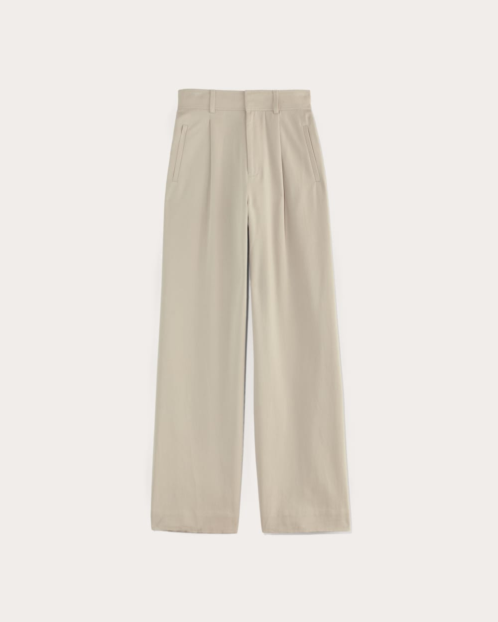 The Draper Pleated Pant in Buttersmooth | Sandstone | 30" Inseam