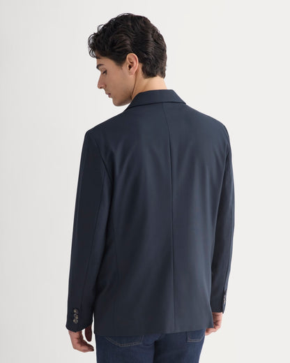 Tropical Wool Blazer | Dark Navy