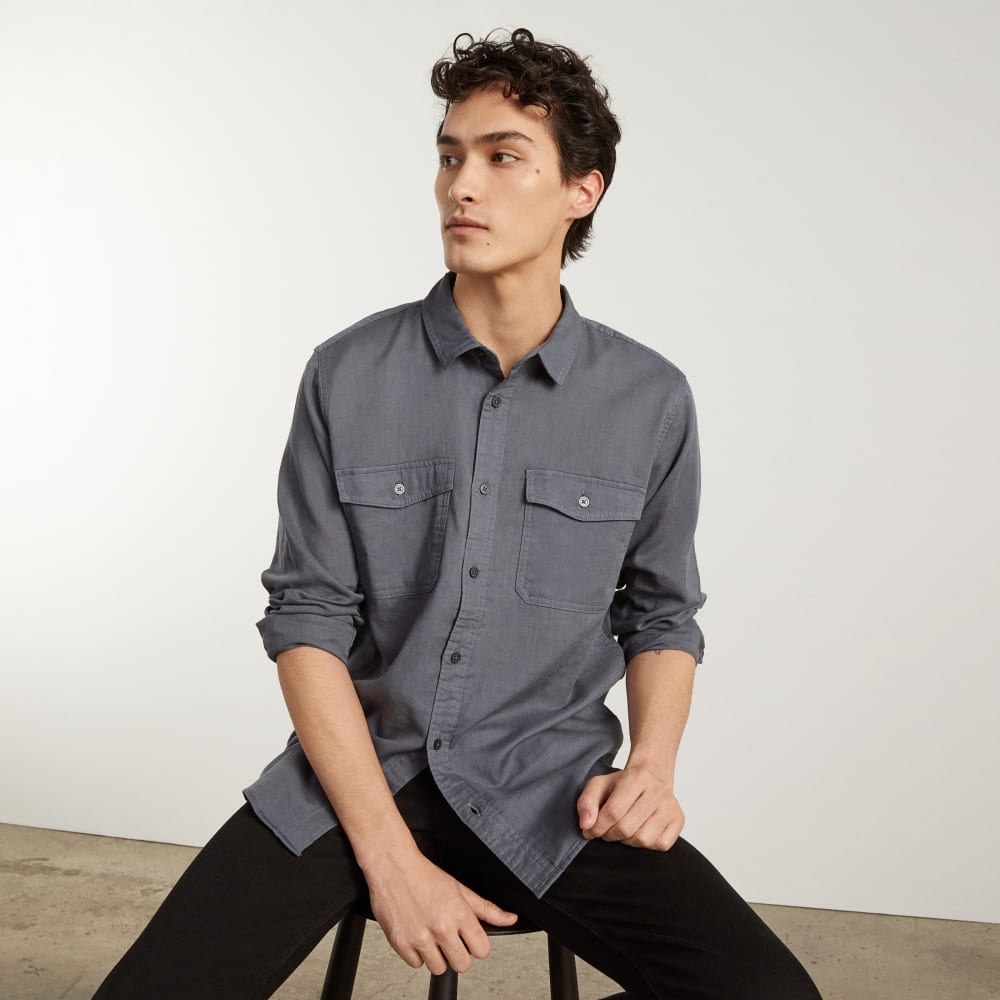 The Long-Sleeve Summer Shirt | Slate