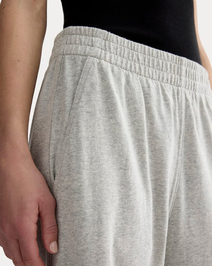 The Off-Duty Barrel Pant | Pale Heather Grey
