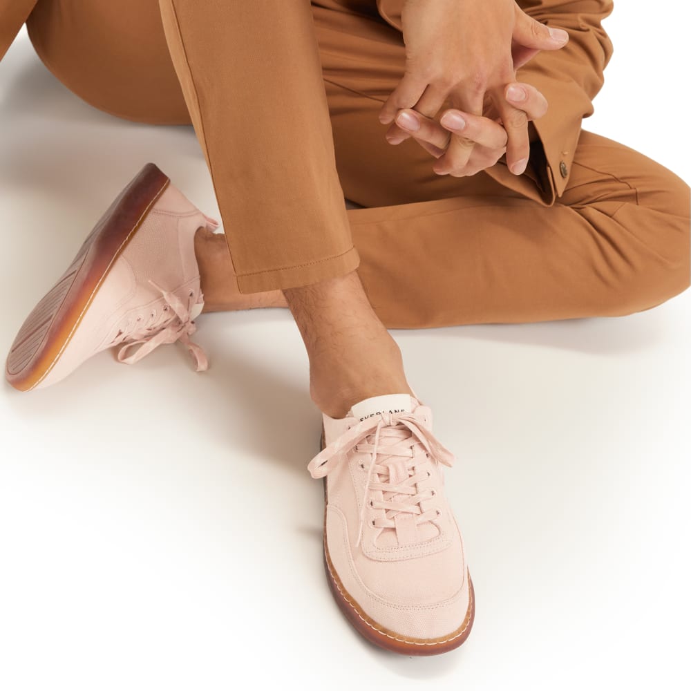 The Tread-Bare Sneaker | Pale Pink