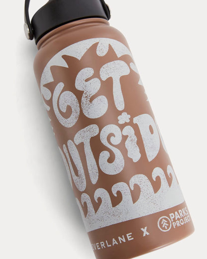 The Everlane x Parks Project Water Bottle | Brown