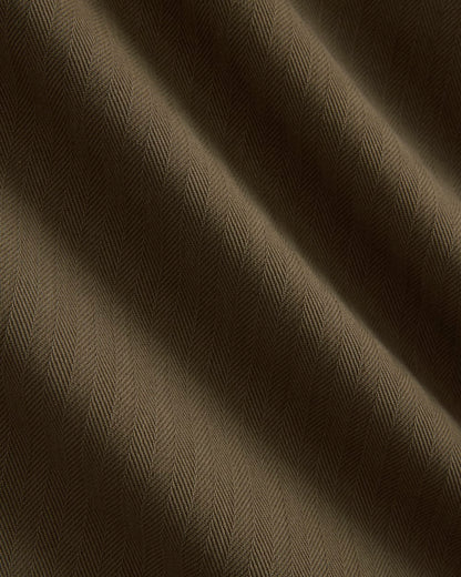 Relaxed Herringbone Fatigue Pants | Beech