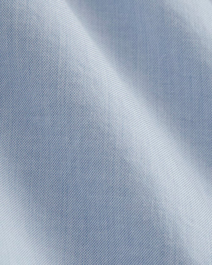 The Way-Short Shirt in Silky Cotton | Chambray Blue