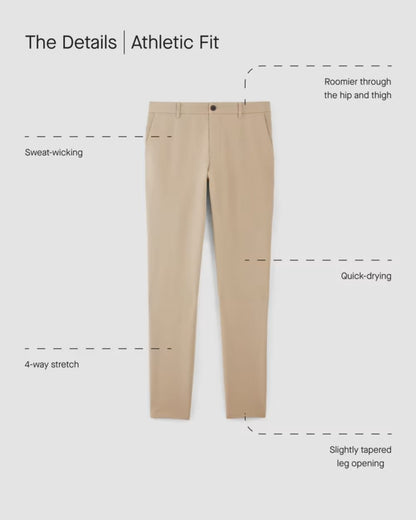 The Performance Chino | Uniform | Cocoa | Athletic