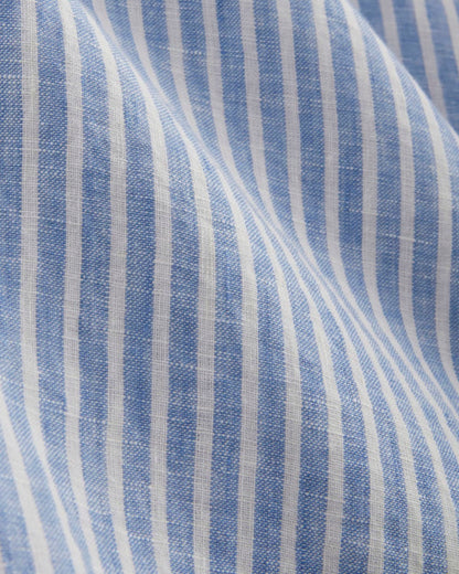 The Must-Have Shirt in Linen | Bluebell / Bone
