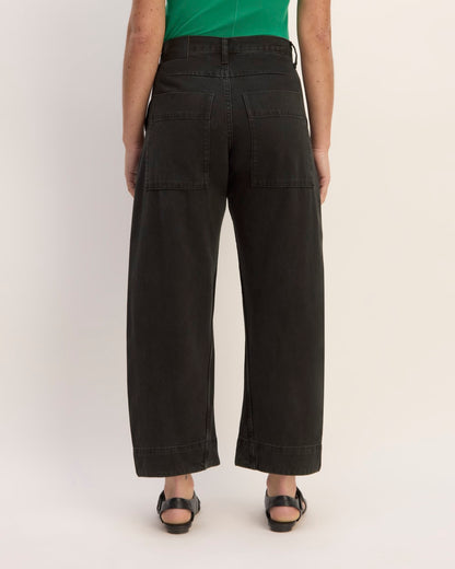 The Summer Barrel Jean | Ash Black