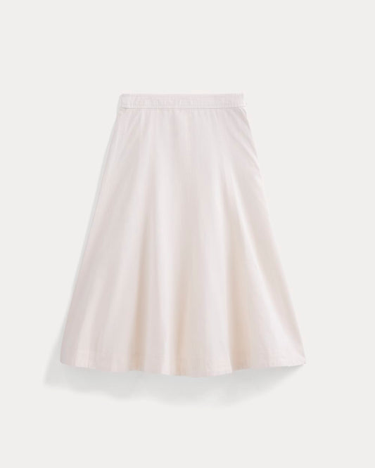 Seamed Midi Skirt | Bone