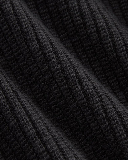 The Cozy Rib Long-Sleeve Tee | Black