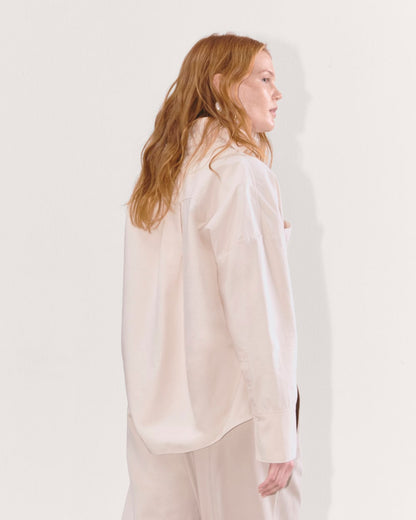 The Boxy Oxford | Whisper Pink