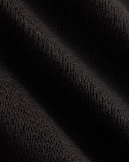 RetroSoft Cotton Square-Neck Tee | Black