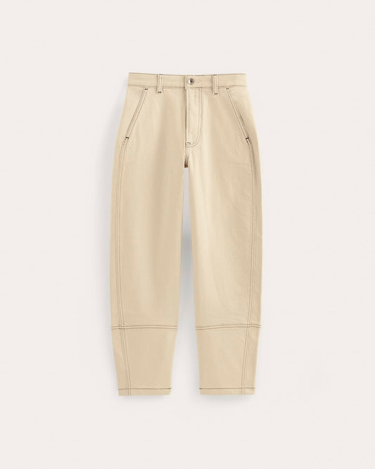 The Utility Barrel Jean | Ecru | Regular