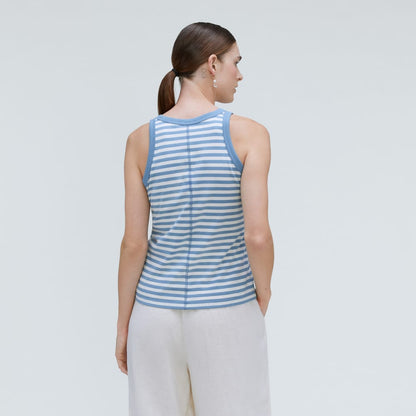 The Tank in Essential Cotton | Spring Lake / Canvas