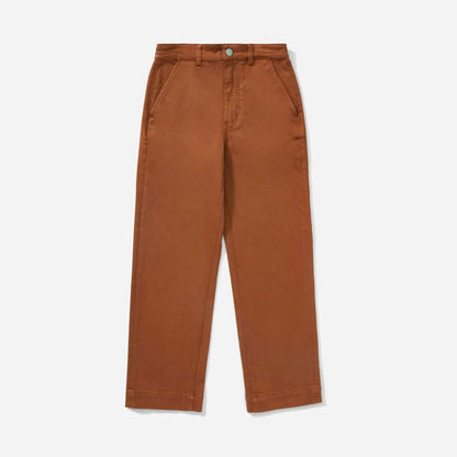 The Straight-Leg Crop | Cocoa Brown | Short
