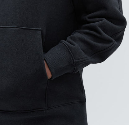 The Track Organic Cotton Popover | Black
