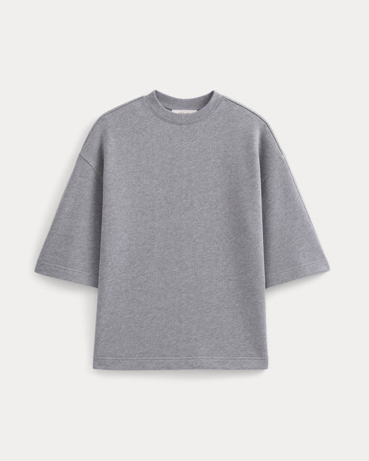 Lightweight Terry Oversized Tee | Vintage Heather Grey