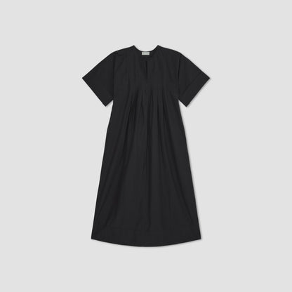 The Poplin Caftan Dress | Black